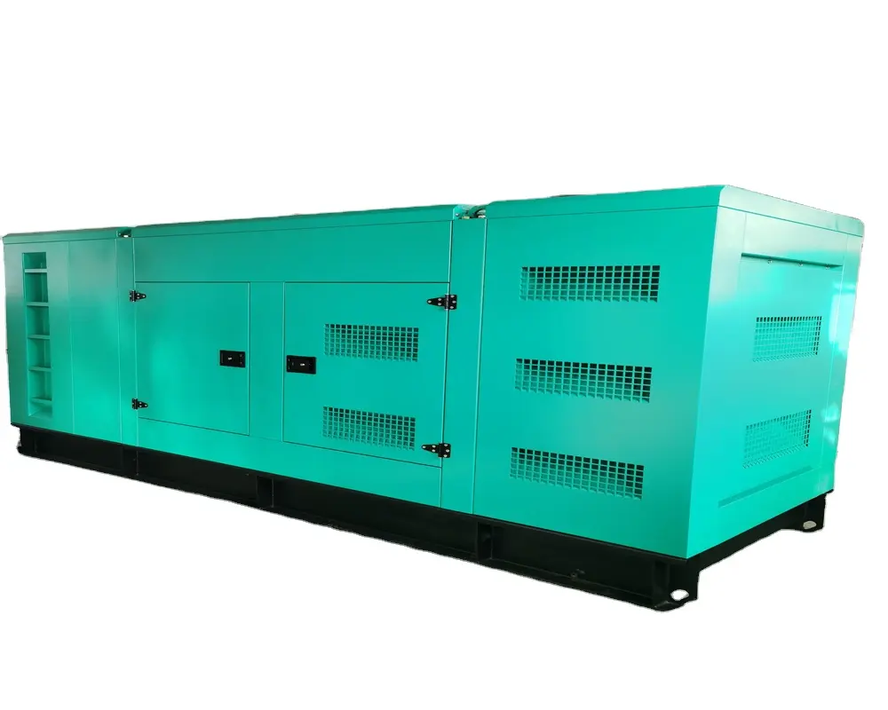 Дизельный генератор 800KVA 850KVA 3-фазный промышленный генератор KTA38 мощный Электрический звукоизоляционный дизельный генератор
