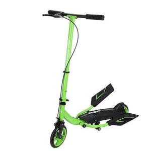 Land Cruiser <b>Three</b> Wheels Aluminum Double Swing Adult Foldable Height Adjustable Urban PU Wheels Scooter 100kg Load - Product Image 1