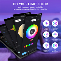 Lampe LED RGB sans fil portable avec haut-parleur, 16 millions de couleurs, contrôle par application, écologique, petite taille, pour extérieur, table, intensité réglable, étanche