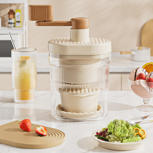 Máquina para Hacer Smoothies Manual de Tamaño Pequeño para el Hogar con Molde para Cubitos de Hielo, Trituradora de Hielo Manual para Cocina - Product Image 5