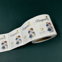 Meilleur prix, fabricants de Xiamen, étiquettes personnalisées imperméables, papier, étiquettes PVC, machine d'impression d'étiquettes, imprimante d'autocollants en rouleau