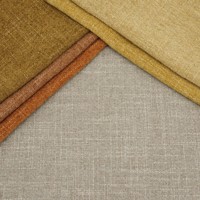Tissu chenille texturé moderne 100% polyester respirant, résistant aux taches, infroissable et ignifuge pour doublure de canapé et sacs