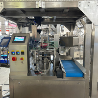 Machine d'emballage entièrement automatique haute productivité certifiée CE pour céréales, bonbons, sucettes et snacks, avec écran tactile pour l'emballage en sachets