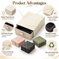 Boîte cadeau de luxe personnalisée pour parfum, en carton recyclé avec insert en éponge, emballage écologique UE, prête à l'emploi, pour cosmétiques et fragrances 50 ml