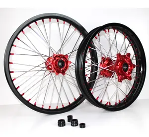 Gli accessori per moto personalizzano le ruote a raggi in lega di alluminio CRF250L per bici da cross