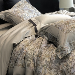 Bán Buôn Mùa Thu Mùa Đông Chữa Bệnh 120S Dài Staple Bộ Đồ Giường Bông Thiết Lập Mỹ Hoa In Tất Cả Các Bông Cho Nhà Sử Dụng - Product Image 1