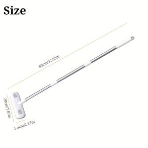 Brosse de Nettoyage Magique pour <span class=keywords><strong>Vitres</strong></span> avec Manche Extensible et Tête en Maille Nylon Durable pour Élimination des Poils d'Animaux et Nettoyage Portes/Fenêtres - Product Image 5