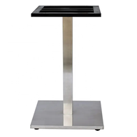 Bas quantité minimale de commande Acier inoxydable bon prix base de table à manger pieds de table carrés