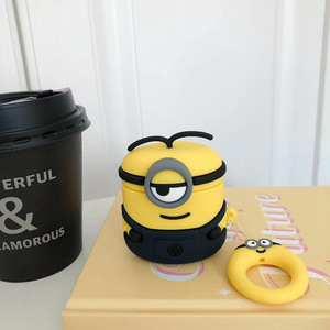 Pequeño hombre amarillo <span class=keywords><strong>en</strong></span> forma de dibujos animados de silicona auricular casewith gancho para los <span class=keywords><strong>airpods</strong></span> de <span class=keywords><strong>apple</strong></span> 1/2 pro - Product Image 6