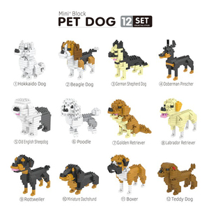 Crianças Brinquedos Educativos Brinquedo Mais Barato Série Animal Micro <span class=keywords><strong>Building</strong></span> Block Sets Modelos Dog & <span class=keywords><strong>Cat</strong></span> Animais Micro Partículas Tijolos Brinquedo - Product Image 3