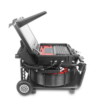 Système de caméra d'inspection de canalisations 2-en-1, tête orientable/inclinable 50m 7mm 33mm + câble 20m 5mm, Endoscope IP68 pour égouts et drains
