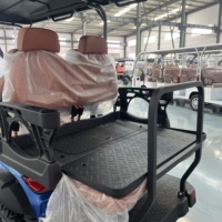 Voiturette de golf électrique tout-terrain 4 places, homologuée CE, avec batterie au lithium 72V, vitesse 30-50 km/h, plusieurs options disponibles, directement de l'usine