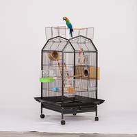 Cages à oiseaux en métal variées, directement de l'usine, cages pour animaux de compagnie, cages multifonctionnelles, villas haut de gamme pour oiseaux