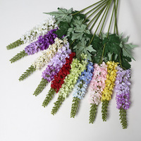 Lys artificiel à tige unique, style bohème, en forme de queue de renard, respectueux de l'environnement, pour décoration florale de fond de salle de mariage