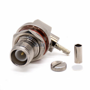 Waterproof RP TNC Female Right Angle Bulkhead Crimp RG174 <strong>Cable</strong> - Product Image 2