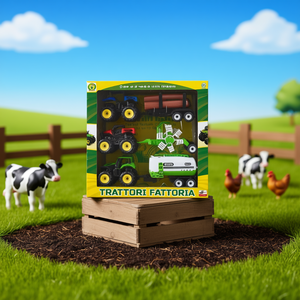 <b>Farm</b> Tractors With Friction 30x31 Cm <b>Farm</b> Toy <b>Set</b> For Kids - Product Image 2