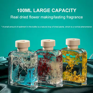 Diffuseur de parfum d'ambiance miniature sans flamme avec fleurs séchées, pour la maison, vente en gros - Product Image 2