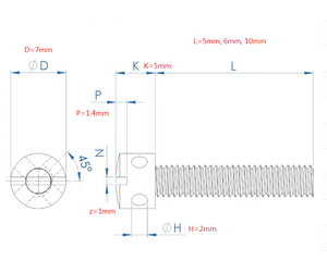 สกรูหัวฝาเกลียวเมตริก SUS304/A2 M4 DIN404 แบบมีร่อง ใช้ในกล่องมิเตอร์, เครื่องมือวัด - Product Image 5