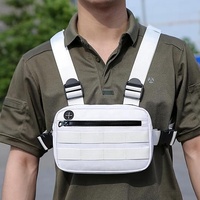 Best Verkopende Lichtgewicht Hardlopen Fietsen Wandelen Borst Tas Met Ingebouwde Telefoonhouder Custom Voor Mannen