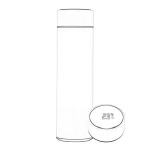 Bouteille d'eau intelligente à double paroi en acier inoxydable de 16 oz, avec affichage LCD de la température, personnalisable, promotionnelle, vente chaude - Product Image 3