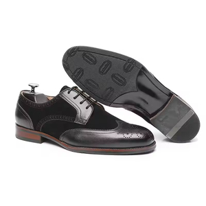 Men's Winter Business Shoes Pointed Toe Thick Heel Waterproof <b>Arch</b> Support Genuine Leather Office Formal Shoes - Product Image 5