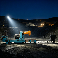 Foreuse hydraulique complète sur chenilles |   75 kW max. Profondeur 500 m |   Électrique 380V |   Machine de carottage pour l'exploration géologique et l'exploitation minière |   JZ