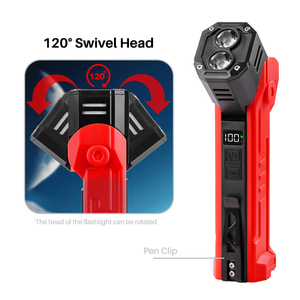 Có Thể Sạc Lại Từ LED Làm Việc Ánh Sáng Cho Khẩn Cấp Ngoài Trời Di Động Đa Chức Năng Siêu Sáng Cắm Trại COB Đèn Pin <span class=keywords><strong>Torch</strong></span> - Product Image 5