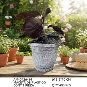 CASAMAX WL AM-0426-14 Vaso di plastica per piante - 13,5*10 CM - Product Image 3