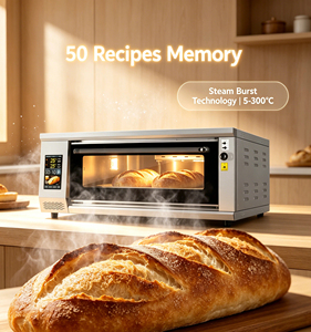 Horno de Convección y Vapor Comercial de 3 Niveles y 6 Bandejas, Inyección Instantánea de Vapor, Calor Superior/Inferior, 50 Menús de Memoria, Uso en Panadería - Product Image 3