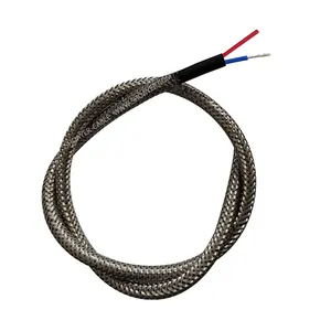 SYS YGZFP 2 * 20AWG Tipo K Blindado PTFE Termopar Extensão Fio