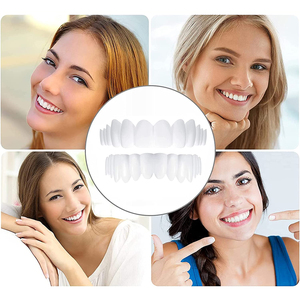 Most Popular Silicone Upper Lower False Teeth Veneers Whitening Tooth Cover Comfort Flex <b>Denture</b> Braces - Product Image 6