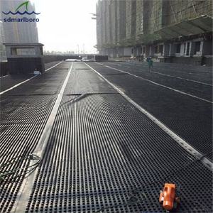 ホットセール 黒緑色 凸型排水板 グリーンルーフトレイ 排水シート 排水セル 排水マット - Product Image 5