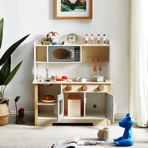 Ensemble d'outils de travail en <span class=keywords><strong>bois</strong></span> modernes pour enfants de 3 ans et plus, jouet de cuisine pour garçons, cadeau d'anniversaire, jouets de cuisine en <span class=keywords><strong>bois</strong></span> - Product Image 2