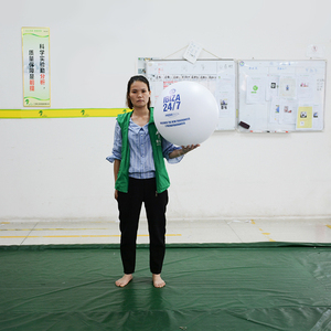 Ballon publicitaire gonflable double face avec logo imprimé numériquement, imperméable, pour la <span class=keywords><strong>plage</strong></span> - Product Image 4