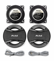 Speaker Mobil Koaksial 2 Arah TS1096 4 Inch (10cm) 300W Max 25W RMS 91dB IMPP Cone Tweeter Termasuk Grille