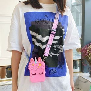 กระเป๋าสะพายคาดลำตัวลายการ์ตูนน่ารัก3D มีสายคล้องไหล่กระเป๋าใส่เครื่องสำอางสำหรับเด็กใส่เหรียญ - Product Image 6