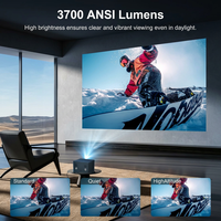 Projecteur LCD FlixTone D11 Master 4K UHD 3700 Lumens ANSI 20W*2 Haut-parleurs HIFI STEREO Android 3D Ready Home Cinéma