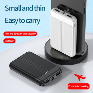 Puerto USB dual 10000mAh Banco de energía móvil de carga súper rápida Tamaño pequeño <span class=keywords><strong>simple</strong></span> para cualquier teléfono celular con potencia de salida de 20W 10W - Product Image 4