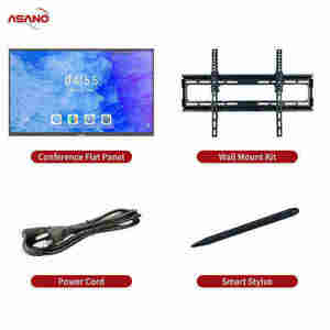 ASANO Pantalla táctil <span class=keywords><strong>de</strong></span> 75 pulgadas Sala <span class=keywords><strong>de</strong></span> reuniones inteligente Trabajos <span class=keywords><strong>de</strong></span> enseñanza en casa en línea Pizarra interactiva - Product Image 1