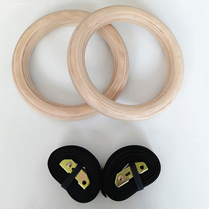 Bellter Universal <strong>Gymnastic</strong> Rings <strong>for</strong> <strong>Kids</strong> Adjustable Suspension Trainer with Nylon Strap <strong>for</strong> Fitness Training in Gymnasiums - Product Image 5