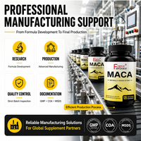 Fabricant de produits à marque privée Shecome, capsules de Maca pour soutenir l'énergie et la santé des adultes, complément alimentaire à base de Maca, pilules pour l'agrandissement du pénis.