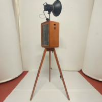 Photo Booth Kayu Asli Vintage Harga Terjangkau Selfie Photobooth DSLR Pernikahan Layar Sentuh dengan Printer