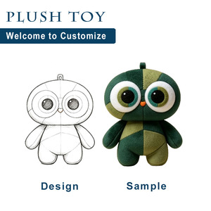 Produttore di Portachiavi in Peluche all'Ingrosso, Servizio Completo, Giocattoli Morbidi Personalizzati con Grandi Occhi per Regali Aziendali - Product Image 1