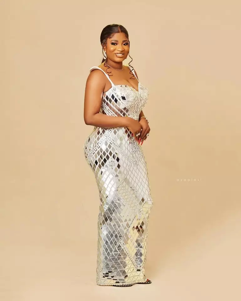 plus zise silver dress