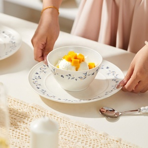 2025 Lanxin estilo fresco vajilla de cerámica moderna Simple elegante cuencos de sopa <span class=keywords><strong>y</strong></span> <span class=keywords><strong>platos</strong></span> para fiestas fábrica al por mayor - Product Image 2