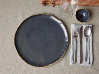 Assiettes en céramique pour salades, plats de service pour restaurants, événements de restauration, apéritifs, desserts