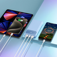 Power Bank Bersertifikasi 3C 10000-20000mAh Kapasitas Besar Pengisian Cepat Bahan ABS/PC Tahan Api Baterai Lithium Polymer untuk Ponsel