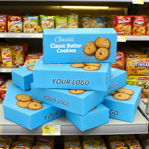 Bán Buôn Biểu Tượng Tùy Chỉnh Cấp Thực Phẩm Chất Liệu Donut Waffle Pastry Cookie Tráng Miệng Bánh Bánh Bao Bì Hộp Giấy - Product Image 4