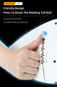 LK-702 Máquina de <span class=keywords><strong>soldar</strong></span> plástico de gran venta, kit de reparación de parachoques de coche, 400 <span class=keywords><strong>grapas</strong></span>, juego de pistola de soldadura de plástico de calentamiento rápido - Product Image 4