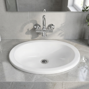 Modern Stone Ceramic Countertop Wash Basin Rectangle Top <b>Mount</b> Bathroom Sink Lavabo Vanity Basin - Product Image 2